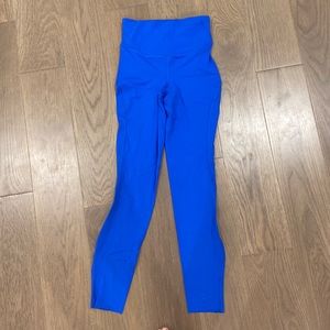 Lululemon swift speed high rise 25” leggings neon blue